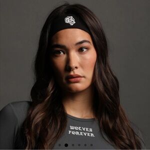 Darc Sport Wolf Head Energy Headband in Black